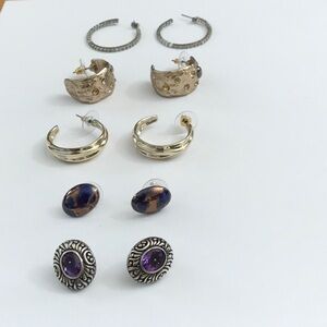 5 pair earrings
